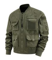 Multi-Pocket Waterproof Mountain-Style Windbreaker for Outdoor Camping XL