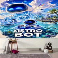 1pc Astro Bot Tapestry, Living Room, Bedroom, Office, Party Decor, Ideal Festive Gift 100cmx150cm blue