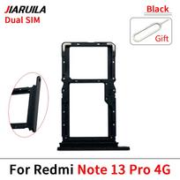 SIM Card Tray Slot For Xiaomi Redmi Note 11 Pro 1G 1G / Note 11 Pro Plus Sim Tray Holder Micro SD Slot Socket Adapter black