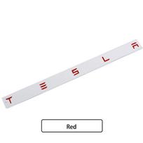 1 vnt. 3D ABS logotipas Tesla emblema raidės Automobilio bagažinės ženklelis Galinės raidės etiketė Galvanizuota MODELIUI 3 MODEL S X Modifikuoti priedai