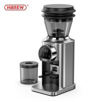 HIBREW G3plus Coffee Grinder, 31-Level Conical Burr Grinder, Titanium-Coated Steel Burr, Plasma Anti-Static System, 1-60s Touchscreen Timer, 210g