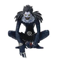 Anime Death Noted L Lawliet Figure Sitting Pose Figure With Apple Pvc Collectible Model Toy With Color Box Desk Decor Gift