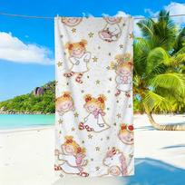 Cartoon Coco Chan Towel Sports Quick Dry Travel Camping Sandproof Soft Light Large Beach Towel 70x140CM