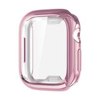 TPU Screen Protector Case For Apple Watch 49mm 46mm 42mm 45mm 41 38 44mm 40mm Cover For IWatch Series 12 11 10 9 SE Ultra 4 3 2 7 Pink Series 11 10 46mm gray