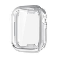 TPU Screen Protector Case For Apple Watch 49mm 46mm 42mm 45mm 41 38 44mm 40mm Cover For IWatch Series 12 11 10 9 SE Ultra 4 3 2 7 Silver 40mm