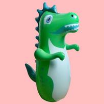 Kids Tumbler Inflatable Standing Punching Boxing Bag Air Stuffed Dinosaur Children Beach Activity Supply Family Party Toy