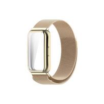 2PCS Metal Strap+Soft Case For Huawei Band 11 / 11 Pro Stainless Steel Milanese Loop Bracelet Wristbands Strap Huawei Band 11 auksas