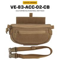Tactical Drop Pouch Hanger Pouch Compact Abdominal Dangler Pack Quick Release Shoulder Bag Vest Plate Carrier Airsoft Gear