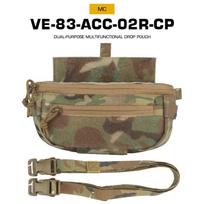 Tactical Drop Pouch Hanger Pouch Compact Abdominal Dangler Pack Quick Release Shoulder Bag Vest Plate Carrier Airsoft Gear
