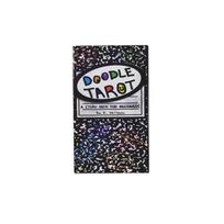 Doodle Tarot cards Deck Fortune Telling Game Divination Tools black
