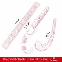 Flexible French Curve Ruler High Precision Clear Lines Dressmaking Ruler High Accuracy Plastic Tailoring Template