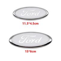 Ford 11,5cm 15cm Logotipas ABS Medžiaga Ford Fiesta Ranger Mondeo Fusion Escape Edge Focus Mustang Galinės bagažinės Emblema Priedai 1Pc 11.5cm