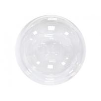 Skaidrus krištolinis balionas „Aqua“ 42 cm – didelis balionas be spaudos dekoracijoms