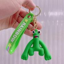 Durable Roblox Rainbow Friends Keychain Bag Pendant For Children's Collection žalia