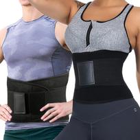 Waist Cincher For Women Men Waist Trainer Belt Wrap Fitness Gym Body Shaper Belt Slimming Belly Corset Workout Girdle M juoda