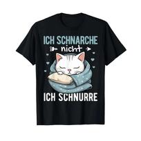 Sleep Shirt I Dont Snore Purr Cat Cats T Vintage Homme Graphic Top For Everyday Wear Unisex Casual Slightly Stretched 4XL