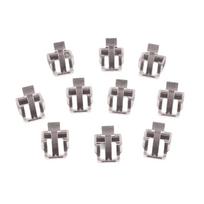 10Pcs Replaceable RJ45 Plug Protective Cover ABS Connector Clip RJ45 Cable Repair Parts Buckle Protective Cover Latch