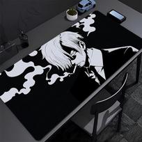 Anime Mouse Pad One Piece Sanji Gamers Decoracion Gamer Desk Mat Xxl Mousepad Laptop Gaming Accessories Varmilo Keyboard Carpet 900x400x2mm black