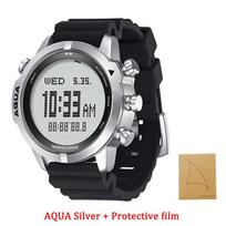 NORTH EDGE Men's Professional Diving Computer Watch Scuba Diving NDL (No Deco Time) 50M Dive Watches Altimeter Barometer Compass gray