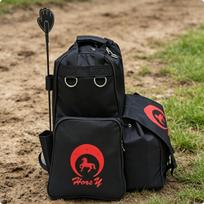 Equestrian Boot Bag Large Capacity Horse Multi Pocket Backpack for Equestrians,