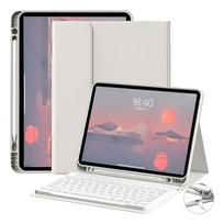 iPad Air 10.9  Gen 11 Tablet Leather Case with Bluetooth Keyboard & Magnetic Pen Slot iPad 11 (A16)/10 Compatible
