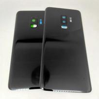 For Samsung Galaxy S9 G960 / S9 Plus G965 SM-G965F Battery Back Cover Rear  Glass Panel Housing Case Camera Lens Replace S9 Gray black
