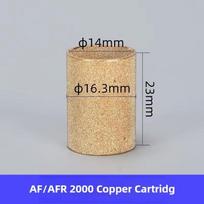 AFR2000 Copper Filter Cartridge Air Compressor Filter Cartridge BFR3000 BF4000 PE Fiber Oil-water Separator Filter Eement AF