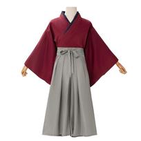 Rurouni Kenshin Himura Vyriškas Raudonas Kendo Kimono Anime Konvencija Helovino Kostiumas M brown