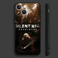 S-Silent Horror H-Hill Phone Case For iPhone 16,15,14,13,12,11,Pro,Max,Plus,Mini,X,XS,XR,8,7,6,S,SE Soft Black Case iPhone14ProMax black