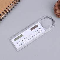 10Cm Ruler Calculator Solar Card Mini Calculation Student Arithmetic Multifunctional Calculator Computer Digital Caliper