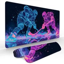 Cyberstyle Ice Hockey Rink Mouse Pad Large Computer Office Game Table Mats Rubber Antislip Xxl Mouse Mat Hdp Long Desk Pads 800x300x2mm blue