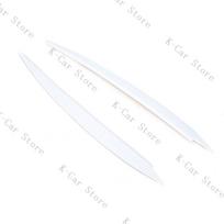 Car Headlight Eyebrow Eyelid Cover Trim ABS Carbon Fiber Eye-catching For VW Golf 7 VII GTI GTD R MK7 2013-2017 balta