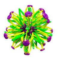 Išskleidžiamas kvėpavimo kamuoliukas Nerimo Streso Malšinimo Spalvingas Besiplečiantis Kamuoliukas Žaislas Mažiems Vaikams Berniukams Mergaitėms Sulankstoma Sfera Sensorinis Fidget Žaislas green