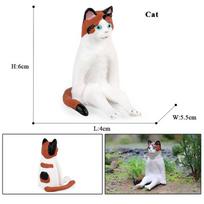 Oenux Katės laipiojimo namelis Katytė Bobtail Siamiška Sfinksas Ragdoll Modelis Veiksmo figūrėlė Figūrėlė Mielas papuošimas Augintinis Vaikams Žaislas Dovana