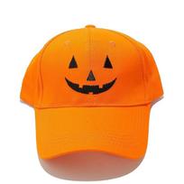 Halloween Pumpkin Skull Cap With Adjustable Fit And Sunshade For Summer Fun oranžinė
