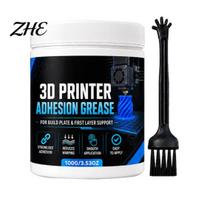 3D Printer Bed Adhesive Adhesion Paste, Anti-Warping Excellent Print Coating Grease, Reliable Filament Bonding on Printing Surfaces Thermal 1pc