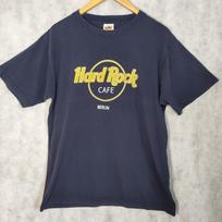 Vintage Hard Rock Cafe Berlin T-shirt 90s 2000s Y2K M Blue Yellow Logo XXXXL white