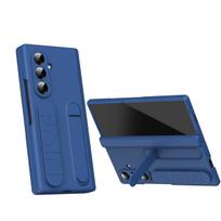 Telefono dėklas Samsung Galaxy Z Fold 7, prabangus nematomas laikiklis, apsauga vyriui, PC dangtelis + grūdinto stiklo plėvelė