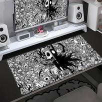90x40cm Guminis didelis kompiuterio pelės kilimėlis Žaidėjui Žaidimų pelės kilimėlis Hollow Knight XXL Stalo klaviatūros kilimėlis Kompiuterio nešiojamojo kompiuterio klaviatūros Mausepad 30cmx60cm(11.8x23.6inch)