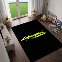 game Cyberpunk style Area Rug,Sofa and Bedside Rugs,Soft Non Slip Floor Mat,Home Decor Carpet 70x100cm( 27x39in ) gray