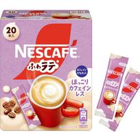 Nescafé Fuwa Latte Šiltas Be Kofeino 20 vnt. (6.6gP), Dėžutė, Kavos milteliai, Cafe Latte, Supakuota po vieną red