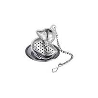 Non-rust Bird Duck Teapot Shape Coffee Filter Tea Infuser Spice Strainer Herbal Spice Filter duck gray