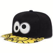 Fashion The Munchies Baseball Cap Snacks Pink Snapback Hat Kids Hip Hop Children Baseball Hats Boy Girls Street Dance Peaked Cap 50-55cm white