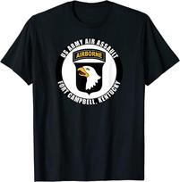 NEW LIMITED US Army Air Assault Fort Campbell Kentucky 101st T-Shirt M black