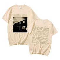 Vintažiniai mėgstamiausi blogiausių košmarų marškinėliai Arctic Monkeys 505 Lyrics Spausdinti marškinėliai vyrams Moterims Hip Hop Punk Oversized marškinėliai XL dramblio kaulas