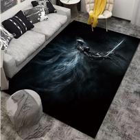 15 dydžių žaidimo DARK-SOULS rašto kilimas svetainei, vonios kambario kilimėlis, kūrybiškas lauko kilimėlis miegamajam, namų dekoras 40cm x 60cm gray