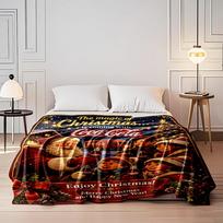 Coca-Cola Christmas Magic for all seasons blanket lunch break throw gift 80cm x 120cm