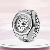 Mini Finger Watch Rings Alloy Roman Quartz Watch Rings Punk Watches Couple Rings balta