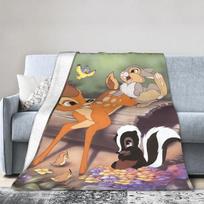 Bambis ir Draugai Flanelinis pledas Žieminis Minkštas Šiltas Mėtomasis pledas Berniukui Mergaitei Svetainei Juokingas Lovatiesė Sofos Lovo Dangalas 75x90cm