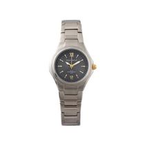 Mauro Geraldi Solar 10 ATM Water MJ040 Women's Watch, Titanium, Lightweight, Resistant, (MJ040-1/Black) gray